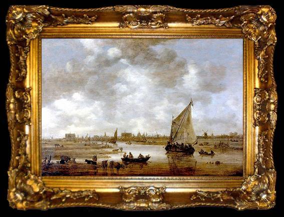 framed  Jan van  Goyen View of Leiden from the Northeast, ta009-2